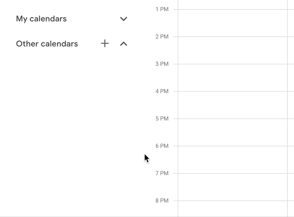 Add calendar from URL in Google Calendar