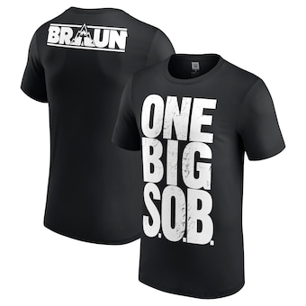Men's Black Braun Strowman One Big SOB T-Shirt