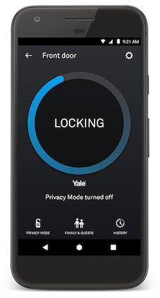 Locking Nest Yale lock page