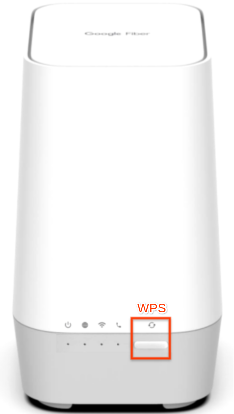 WPS button on multi-gig router
