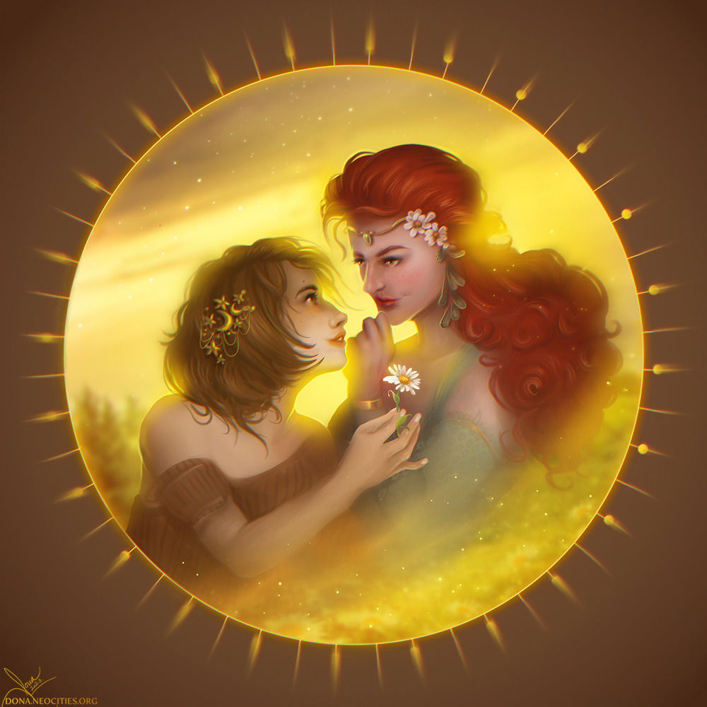 Submitted by @winding-maze
“The Starry-Eyed Poetess and The Honey-Sipping Heiress share a honey-dream in Fallen London 🐝
» portfolio & commission info | tumblr | ko-fi | etc.
”
