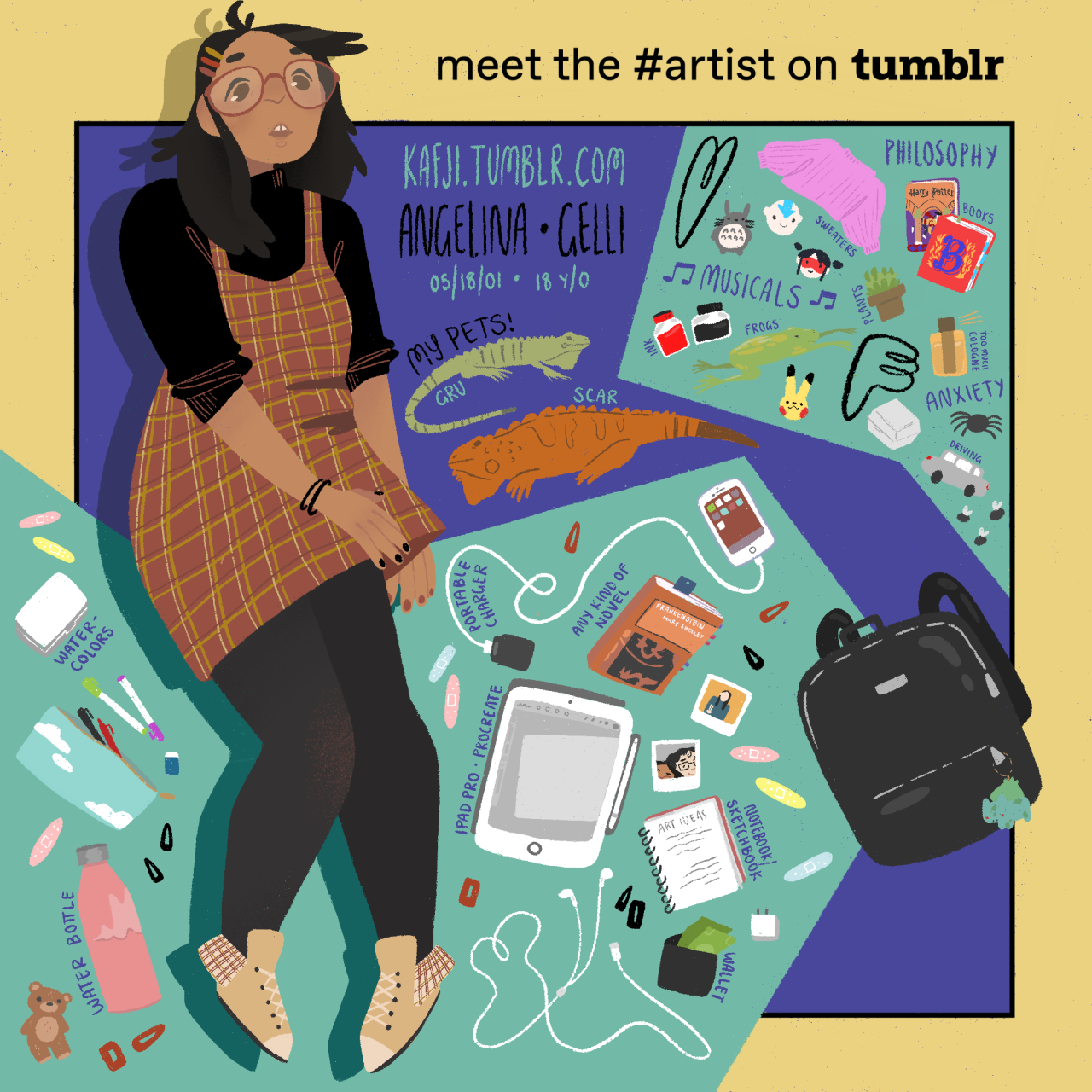 Meet the Artist: Angelina“Hello! My name is Angelina, but you can call me Gelli if you prefer! I’m an eighteen-year-old, multi-fandom artist, although I mostly post for ML. I’m going to college next fall to study English and philosophy, and plan to...