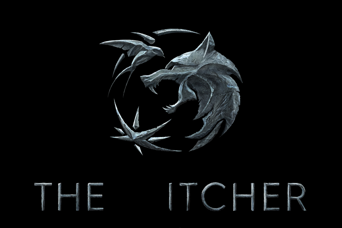 the witcher tv show title card with the W erased