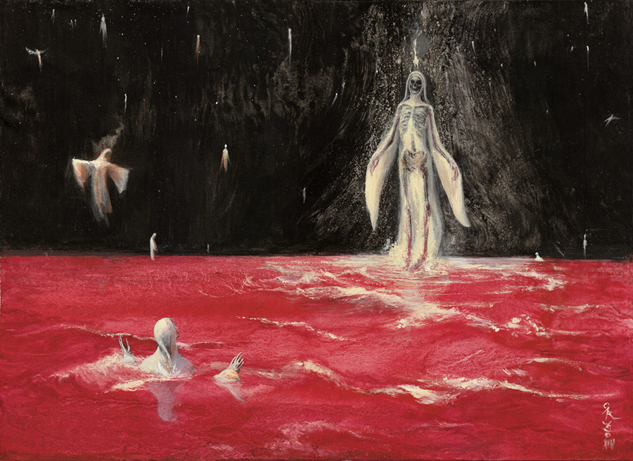 luminous-void:
“Santiago Caruso, Sea of Blood, 2014
”