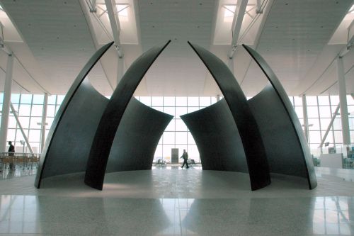 tilted spheres ~ richard serra pearson international airport | toronto