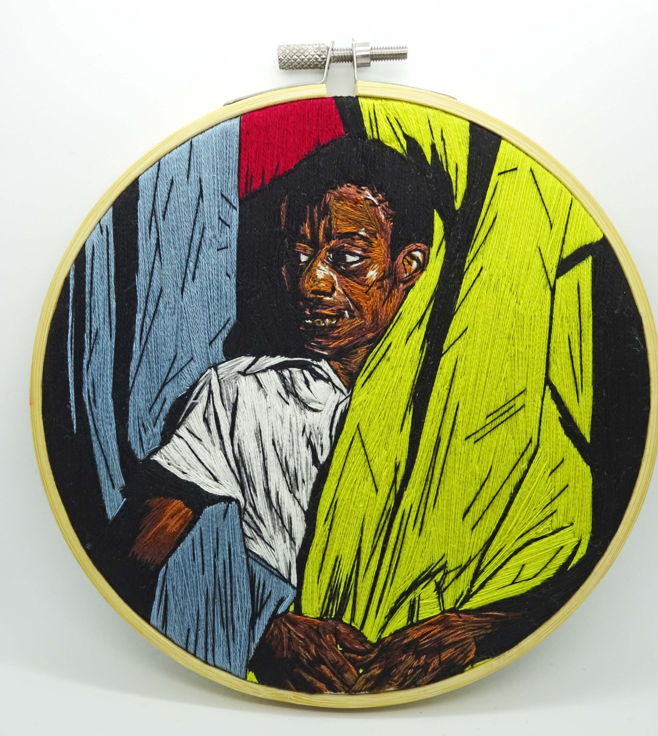 thevampireswife:
“My embroidery tribute to the beautiful visionary James Baldwin
”