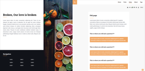 sheathemes:
“ [ Reverberate ] - preview | code [alt]
An all-in-one 50/50 sidebar theme which is a revamp of my former theme blog, which is now for public use.
Features
• All in one page including; About, FAQ, Tags/navigation page
• Option for...