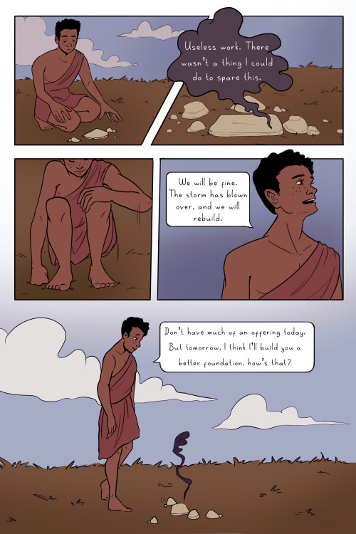 ‘God of Arepo’ Fan-made graphic novel part two~
Part 1 // Part 2 // Part 3 // Read the Original Story Here