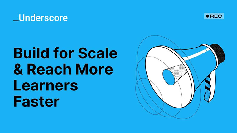 Cover art for "Build for Scale" webinar video