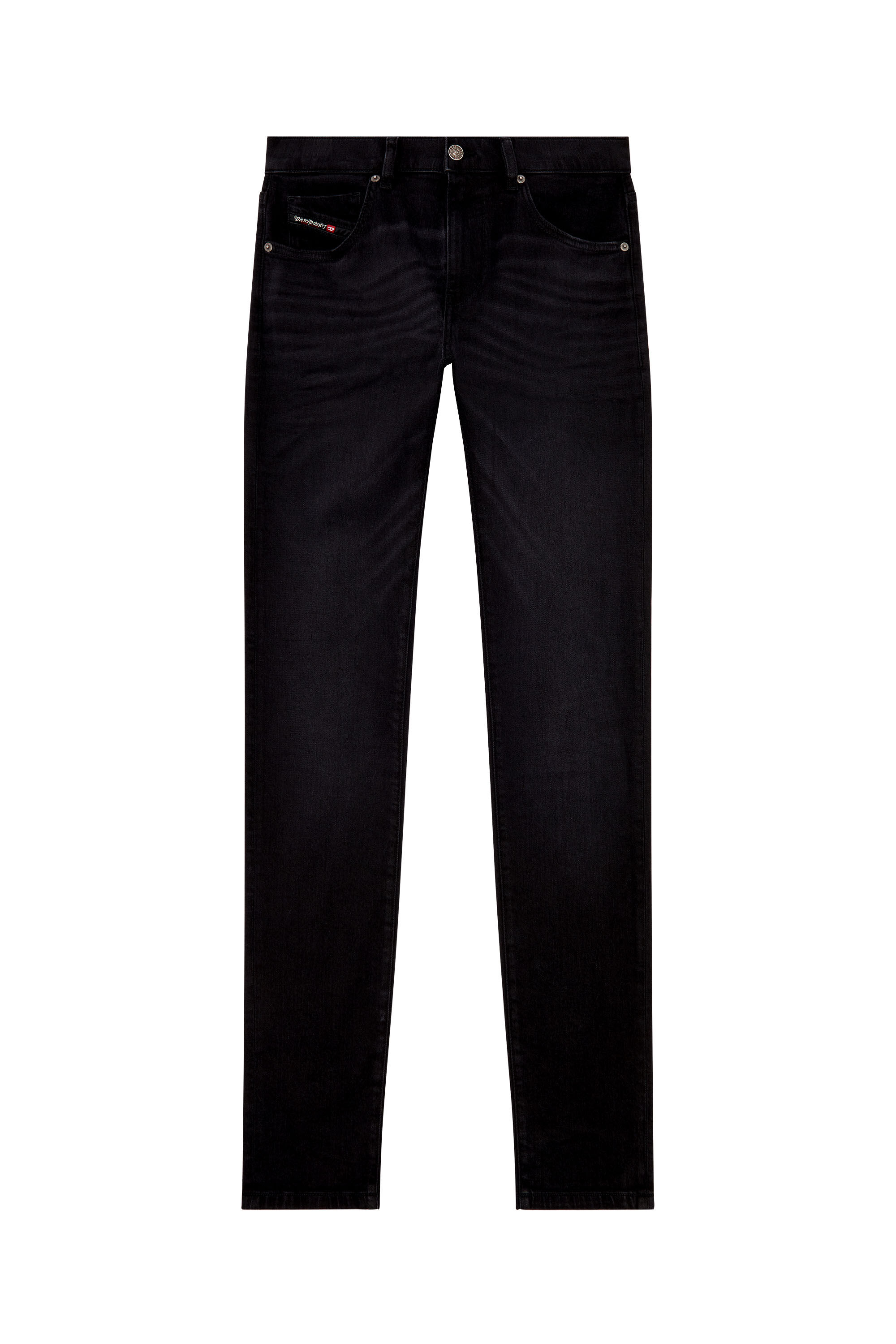 Diesel - Homme Slim Jeans 2019 D-Strukt 0KIAJ, Noir/Gris foncé - Image 1