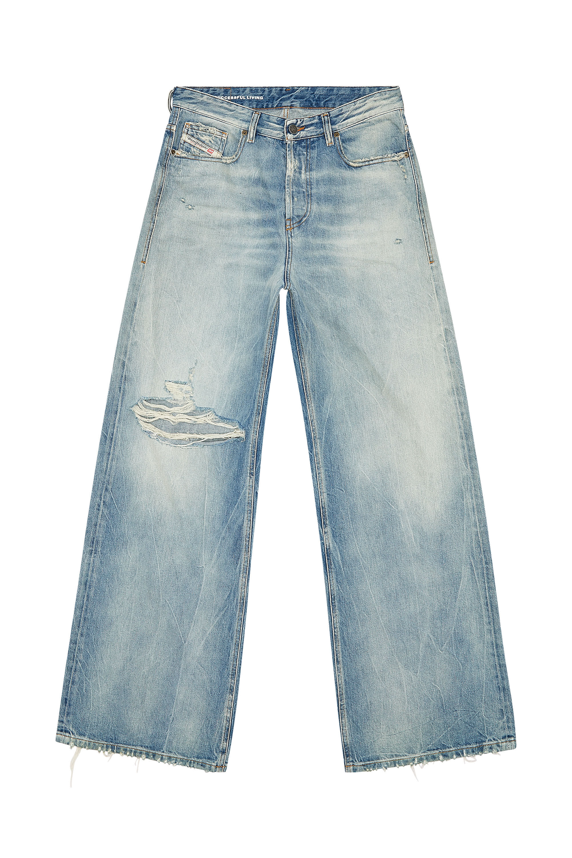Diesel - Femme Straight Jeans 1996 D-Sire 09H58, Bleu Clair - Image 2