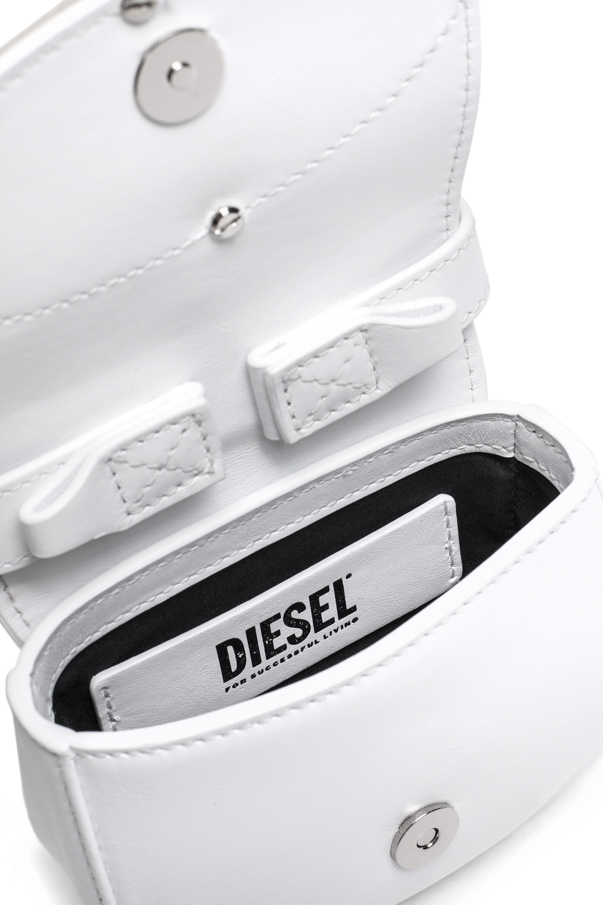 Diesel - 1DR XS, Female 1DR XS-Iconic mini bag with D logo plaque in White - Image 2