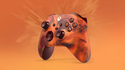Mando inalámbrico Xbox naranja – Edición especial Fire Vapor.