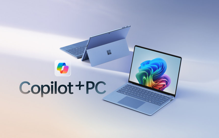 A Surface Laptop, 7th Edition, and a Surface Pro, 11th Edition, Copilot+ PCs.