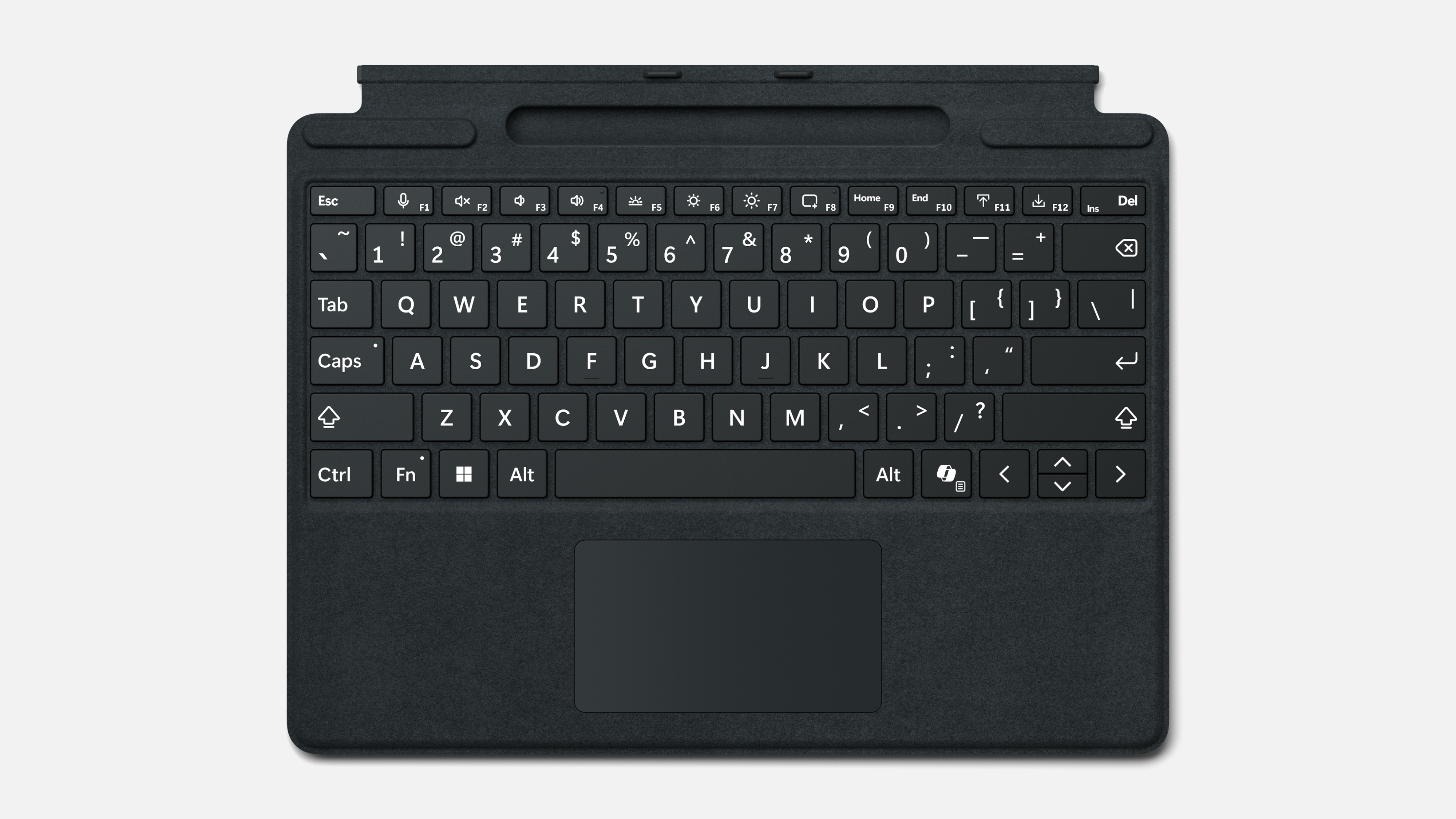 An Image of the Surface Pro keyboard with bold keyset