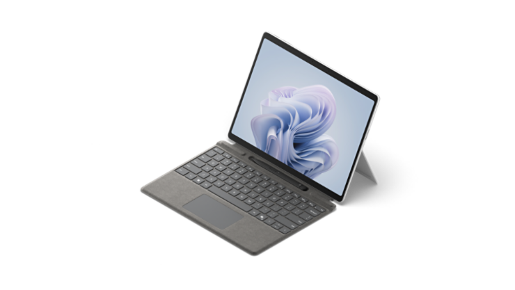 Wygenerowany cyfrowo obraz urządzenia Surface Pro 10