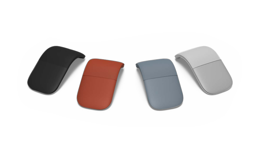 各種顏色的 Surface Arc 滑鼠