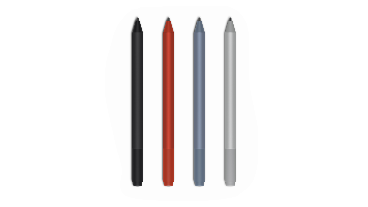 各種顏色的 Surface 手寫筆
