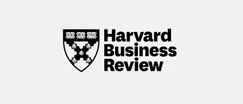 A Harvard Business Review emblémája.