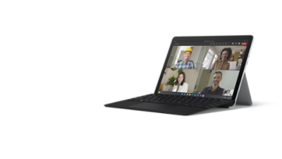 Surface Go 4 ในโหมดแล็ปท็อป