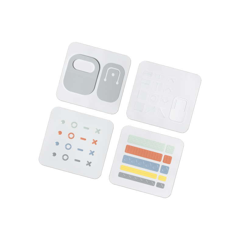 Koleksi tab, penanda kord dan penanda kunci tersedia dalam Kit Mudah Suai Surface.