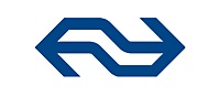 Um logotipo azul e branco para Azure Spoorwegen