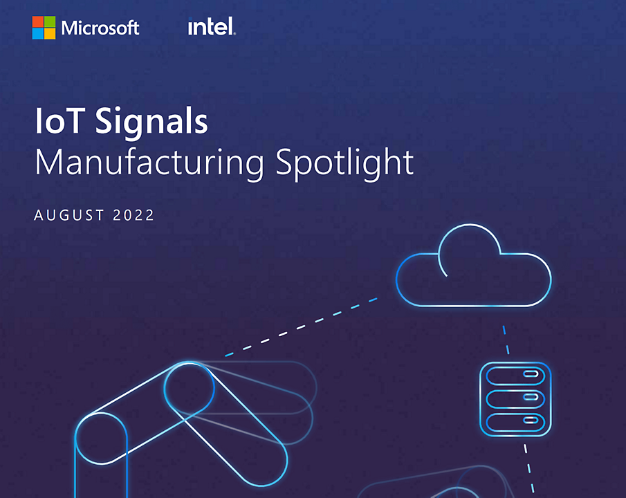 Relatório intitulado Destaques de Fabricação do IoT Signals 