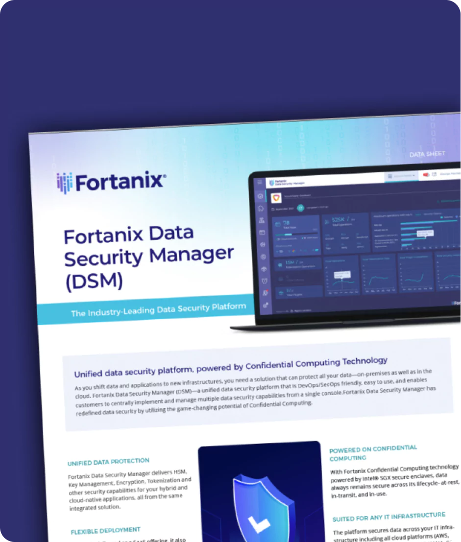 Fortanix Data Security Manager
