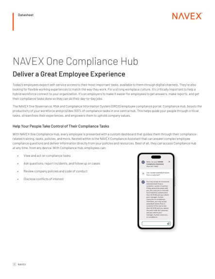 Compliance Hub: Deliver a Great Employee Experience