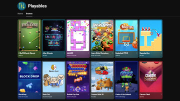 YouTube Playables video games