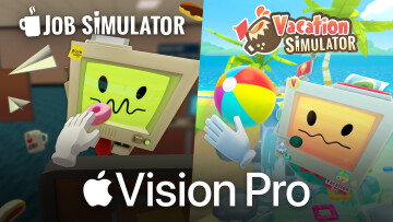 Job Simulator and Vacation Simulator for Apple Vision Pro