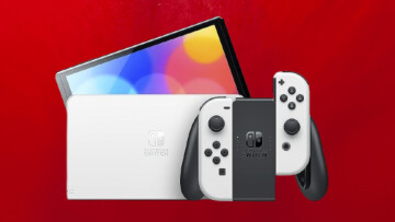 Nintendo Switch OLED model with White Joy-Con
