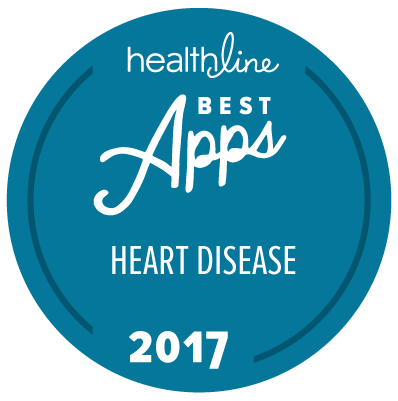Healthline 2017 best heart disease app award