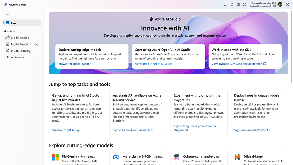 Shaping tomorrow: Developing and deploying generative AI apps responsibly with Azure AI Studio