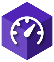 A simplified gauge icon