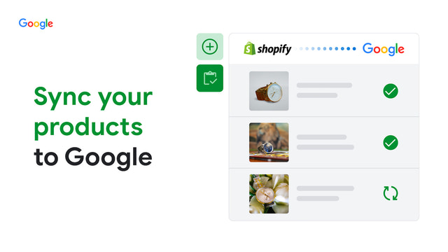 Exemplo de sincronização de produtos do Shopify com o Google