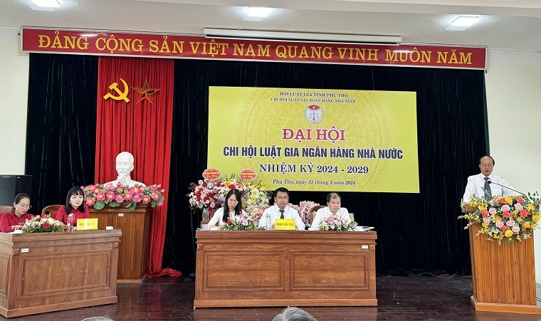 Chi hội Luật gia NHNN chi nhánh Phú Thọ tổ chức Đại hội khóa VIII