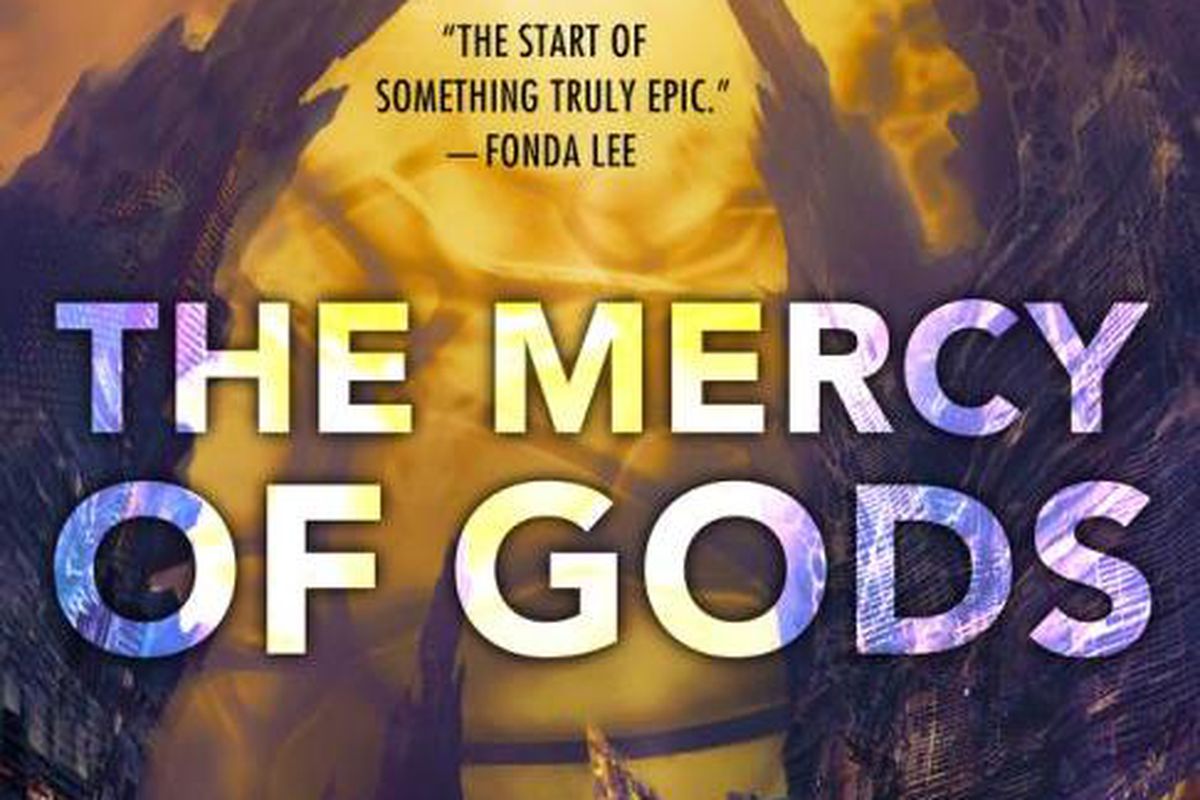 a crop of the book cover for the mercy of gods