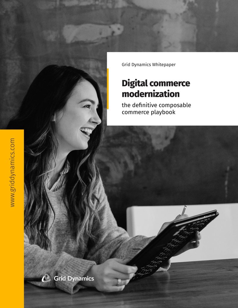 Digital commerce modernization