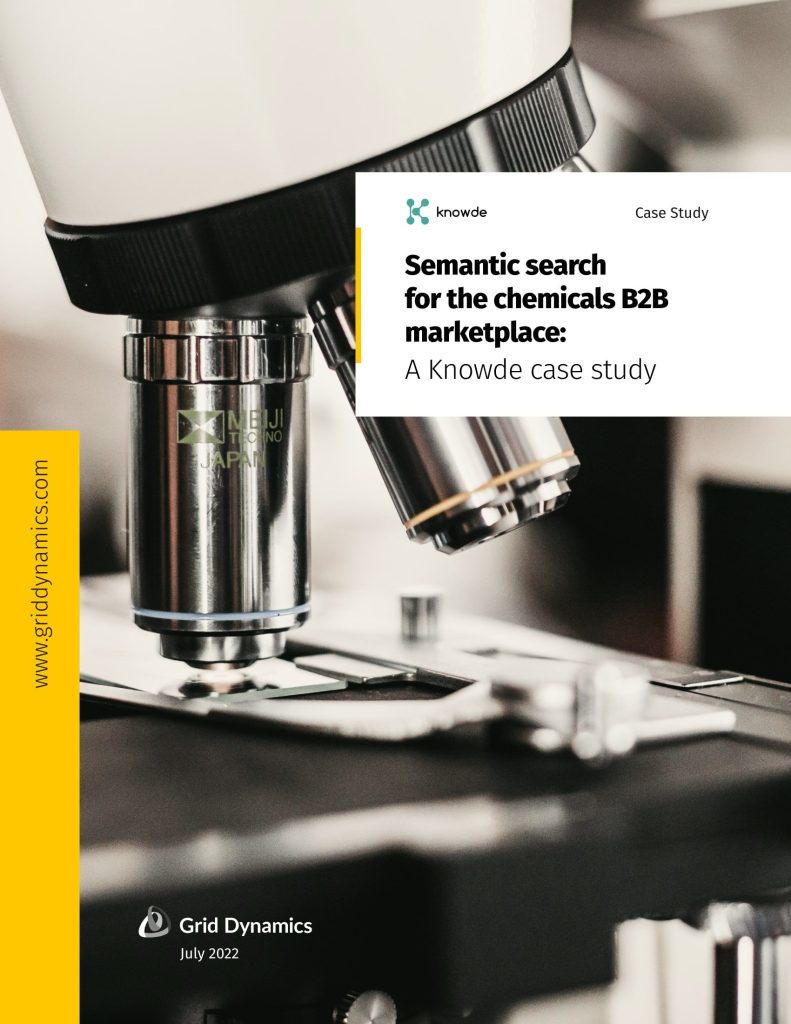 Semantic search for the chemicals B2B marketplace: A Knowde case study