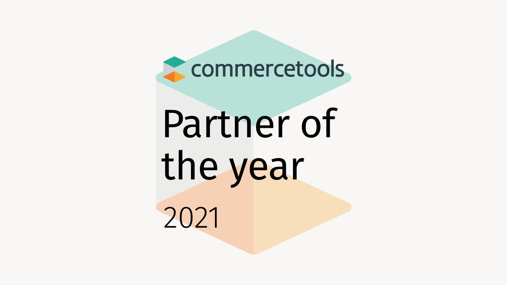 commercetools Composable Commerce Partner of the 2021 year logo