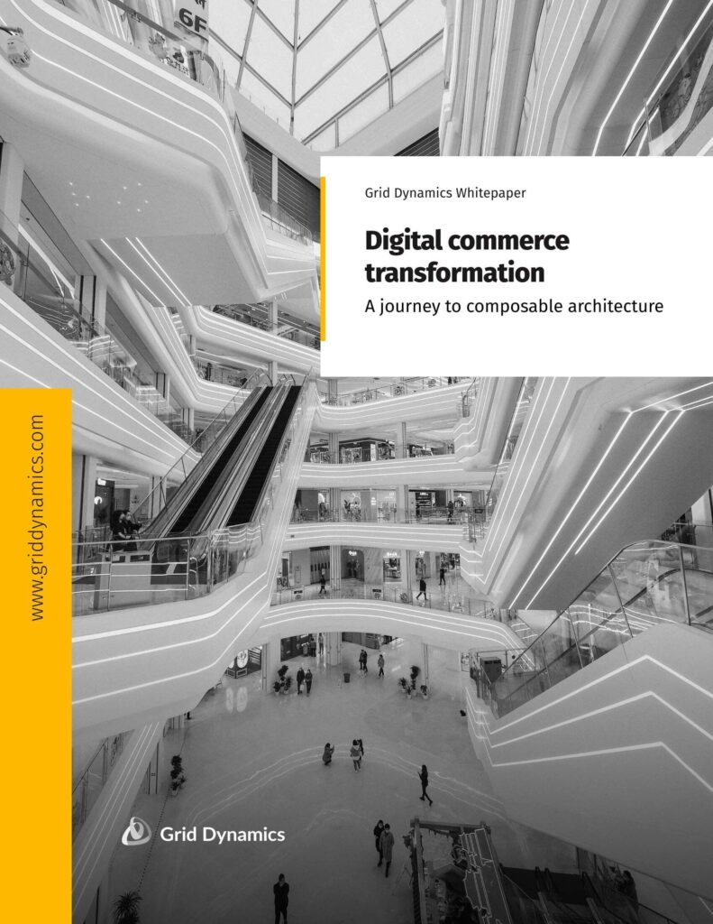 Digital commerce transformation Cover