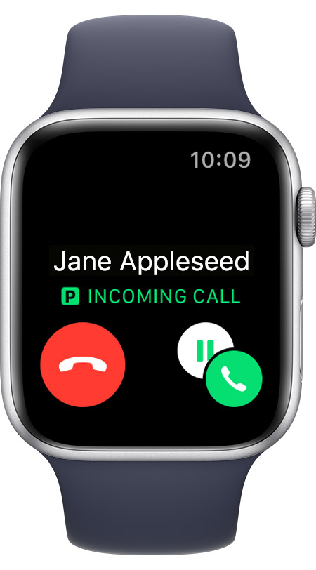Call from Jane Appleseed from P mobile line. 