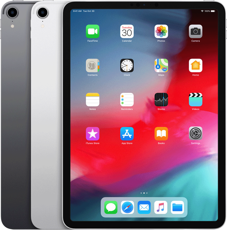 De iPad Pro 11-inch heeft een ronde uitsparing voor de camera op de achterkant en een USB-C-connector