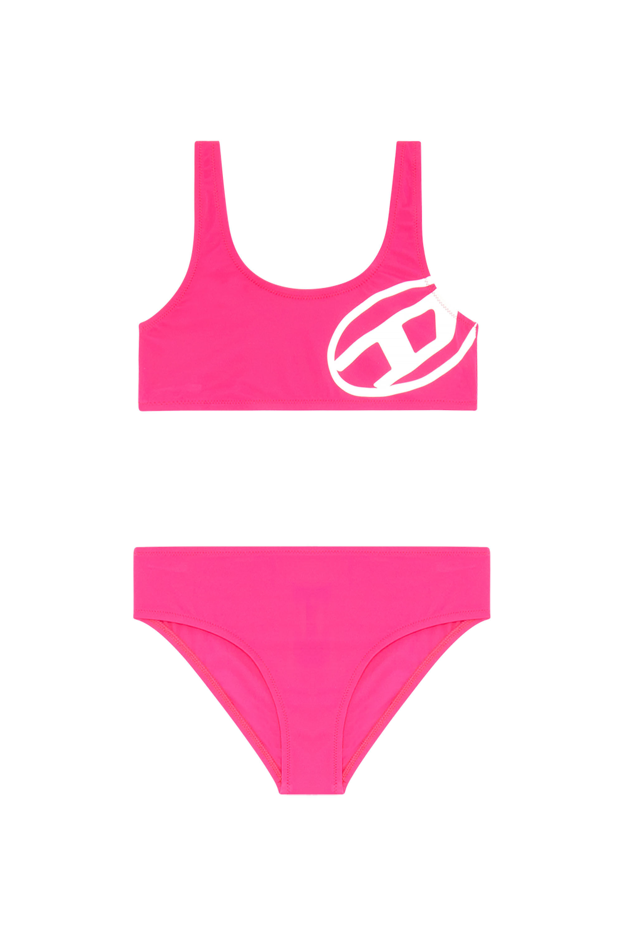 Diesel - MRAMMY, Woman Bikini with Oval D print in Pink - Image 1