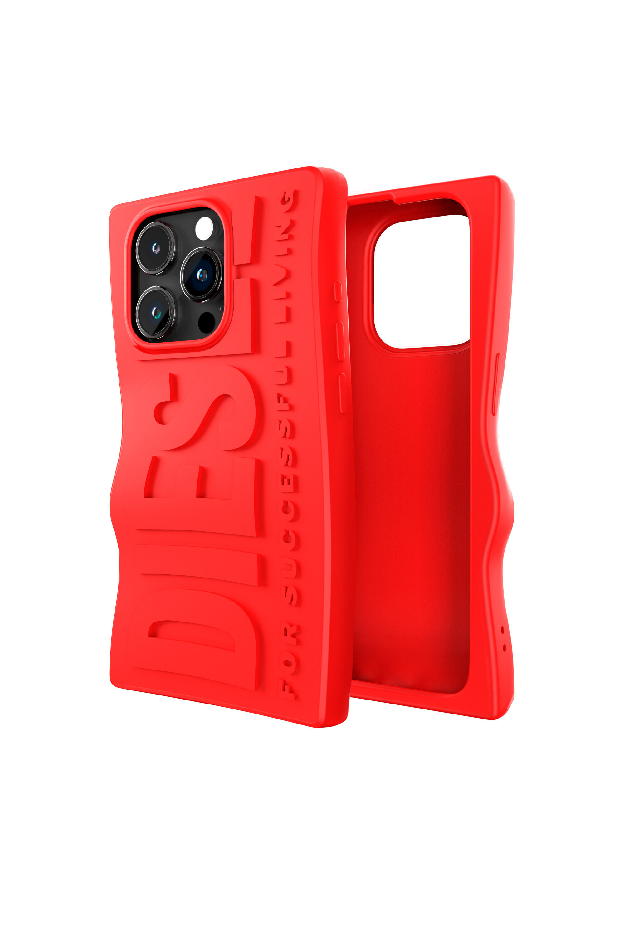 Diesel - 54117 MOULDED CASE, Unisex Case D By iP15 Pro in Rot - Image 1