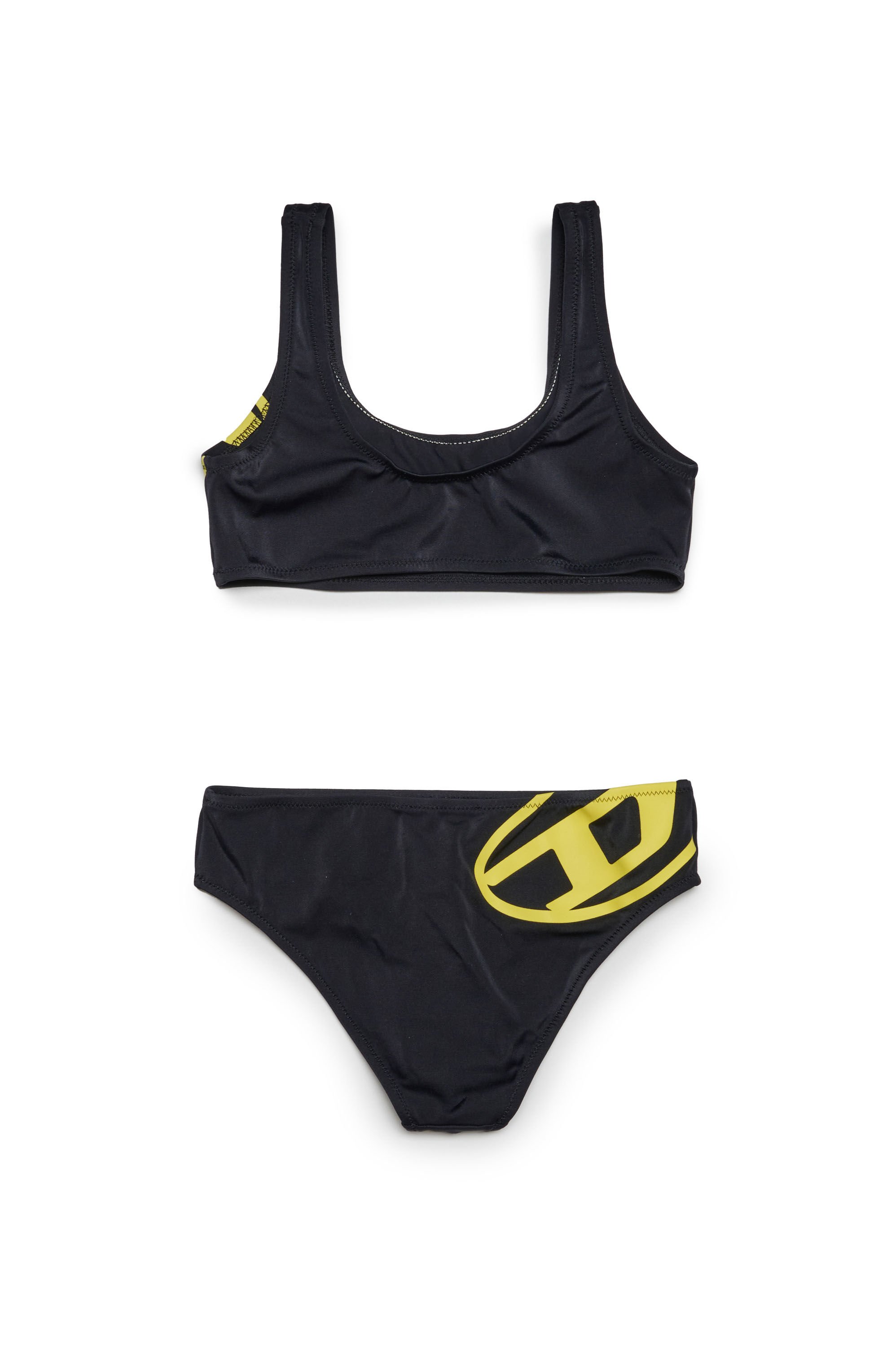 Diesel - MRAMMY, Woman Bikini with Oval D print in Black - Image 2