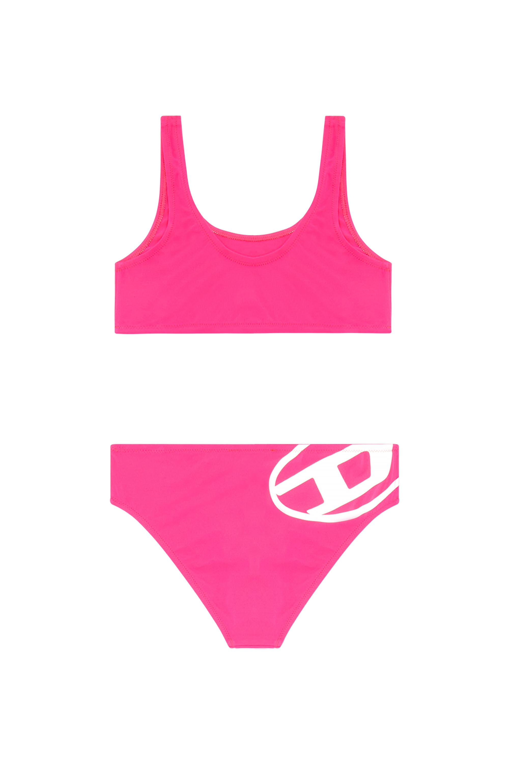 Diesel - MRAMMY, Woman Bikini with Oval D print in Pink - Image 2