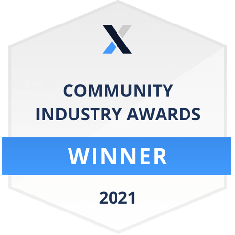 CMX 2021 Community of the Year Winner Badge