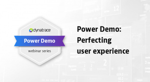 Power Demo: Perfecting User Experience